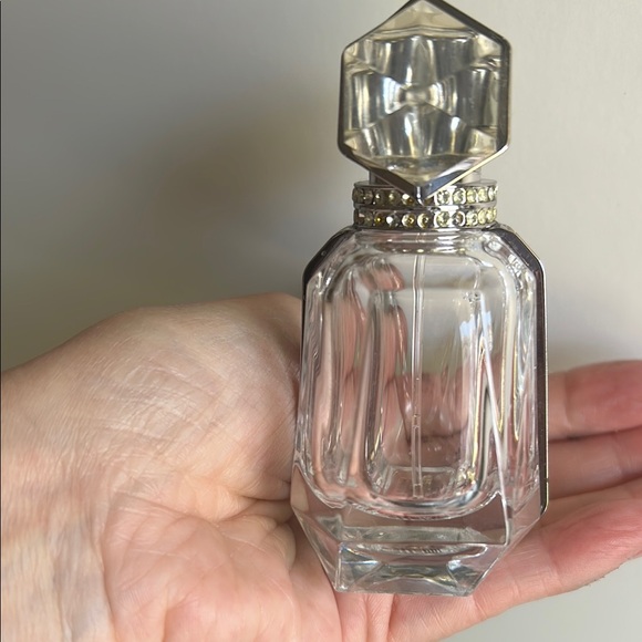 Marchesa Silver Geometric Empty Bottle with Crystal Accents - Picture 5 of 6